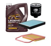 Set Filtro 3 Pezzi MANNOL 7730 Legend 0W-30 Olio Motore 5 Litri