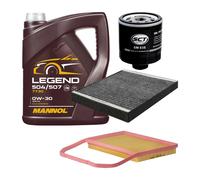 Set Filtro 3 Pezzi MANNOL 7730 Legend 0W-30 Olio Motore 5 Litri