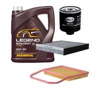 Set Filtro 3 Pezzi MANNOL 7730 Legend 0W-30 Olio Motore 5 Litri