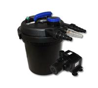 Set Filtro a pressione 6000l Chiarificatore UVC 11W Pompa 65W