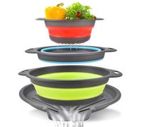 Set filtro acqua da cucina pieghevole in silicone adatto
