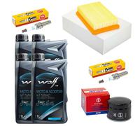 Set Filtro Aria Olio 4L Olio Manutenzione Candele per BMW R 1200 GS LC R 2013-20