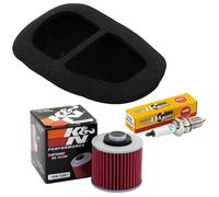 Set Filtro Aria Olio Candela per Yamaha XT 600 Z Tenere 1VJ 1986-87 Manutenzione