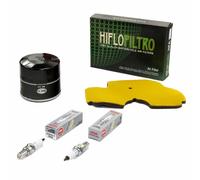 Set Filtro Aria Olio Candele Manutenzione per Kawasaki ER-6 N ER6 F Lui Ex 05-08