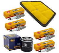Set Filtro Aria Olio Candele Manutenzione per Kawasaki ZXR 750 ZX750 1991-1992