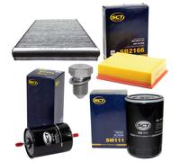 Set Filtro Carburante-Olio-Aria Interno + Vite Per Audi A4 Seat Exeo 1.6 2.0