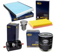 Set Filtro Carburante-Olio-Aria Interno + Vite Per VW Golf IV Bora 1.6 16V