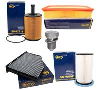 Set Filtro Carburante-Olio-Aria Interno + Vite Per VW Passat 2.0 16V 140 CV