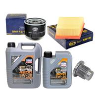 Set Filtro Olio 5W-30 6 Litri + Vite Di Scarico Olio Per Renault Megane II 2.0