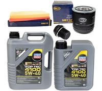 Set Filtro Olio 5W-40 6 Litri + Vite Di Scarico Olio Per Volvo S40 I 1.8 2.0 VS