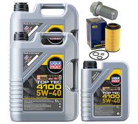 Set Filtro Olio 5W-40 LIQUI MOLY 11 Liter + Vite per Mercedes Sprinter