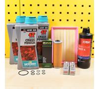 Set Filtro Olio Filtro Aria Candele Motore Motorex 10W60 Per: KTM 790 890 Duke