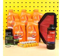 Set Filtro Olio Filtro Aria Candele Repsol 10w30 per Gl 1800 Goldwing DCT