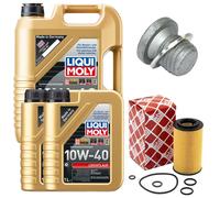 Set Filtro Olio Motore 10W-40 LIQUI MOLY 7 Litri + Vite Per Mercedes