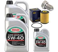 Set Filtro Olio Motore SAE 5W-40 Meguin 11 Litri + Vite VW Phaeton 6.0 W12
