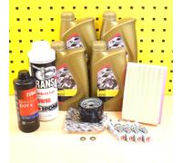 Set Filtro Olio Originale NGK Aria Eni 10W60 Per :Moto Guzzi California 1400
