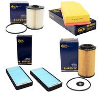 Set Filtro SCT Carburante, Olio, Aria, Interno Per Mercedes E-Class E200 W210