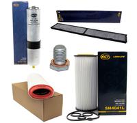 Set Filtro SCT Carburante, Olio, Aria, Interno + Vite Per BMW 3 Serie 325d E90