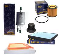 Set Filtro SCT Carburante, Olio, Aria, Interno + Vite Per Skoda Fabia I VW