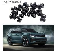 Set Fissaggio Interni Auto 50pz per Pannello Rifinitura T5 Spinta Rivetti e Ferm