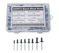 Set flange rivetti affidabili lega di alluminio assortiti elettrici