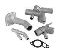 Set flangia alloggiamento termostato refrigerante alluminio per for jetta 1.8