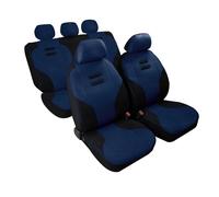 SET FODERE COORDINATE COPRISEDILE SCHIENALE UNIVERSALE PER AUTO INTERNI AVIO BLU