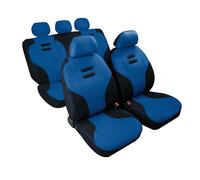 SET FODERE COORDINATE COPRISEDILE SCHIENALE UNIVERSALE PER AUTO INTERNI BLU NEW