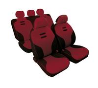 SET FODERE COORDINATE COPRISEDILE SCHIENALE UNIVERSALE PER AUTO INTERNI BORDEAUX