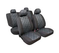 SET FODERE COPRI SEDILI SEDIE UNIVERSALI PER AUTO ANTERIORI POSTERIORI IMBOTTITI