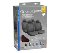 SET FODERE COPRISEDILI NERO PER AUTO INTERNI SCHIENALI ANTERIORI + POSTERIORI