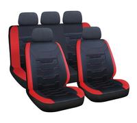 Drift, set fodere coordinate - Nero/Rosso sedili auto