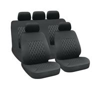 Set fodere coprisedili universali imbottiti auto Hive - Nero/Grigio