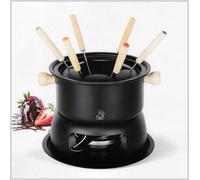 SET FONDUTA GIULIETTA GUSTO CASA ACCIAIO CARBONIO CON BRUCIATORE 6 FORCHETTINE