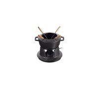 Set Fonduta Gourmet 16 cm Nero in Ghisa