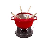 Set Fonduta Gourmet 18 cm Rosso in Ghisa