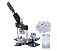 Set For La Creazione Di Bottoni Da 25mm-75mm Macchina For Produzione Badge Manuale Professionale Con Taglierina For Stampi In Metallo 100 PCS(58mm)