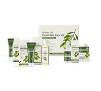 Set For La Cura Del Viso All'olio D'oliva - Idratante, Lenitivo, Anti-secchezza, Aumenta L'elasticità Della Pelle | Kit Quotidiana (olio, Crema Gli Occhi, Detergente, Siero, Idratante)(1PCS)