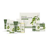 Set For La Cura Del Viso All'olio D'oliva - Idratante, Lenitivo, Antisettico E For Migliorare L'elasticità Della Pelle - Kit Multifunzionale For La Cura Quotidiana Del Viso(2PCS)