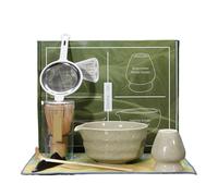 Set For La Preparazione Del Tè Matcha Da 4/7 Pezzi, Pennello For, Squisita Ciotola For Con Frusta, Sontuosi Utensili For Il Matcha Set(7pcs Matcha Green)