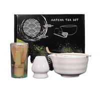 Set For La Preparazione Del Tè Matcha Da 4/7 Pezzi, Pennello For, Squisita Ciotola For Con Frusta, Sontuosi Utensili For Il Matcha Set(4pcs White)