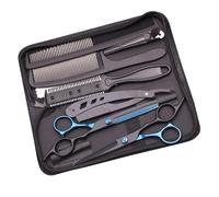 Set forbici per taglio capelli, kit taglio capelli barbiere - Taglio di capelli da parrucchiere diradante | Taglio della barba in acciaio inossidabile per modellare la toelettatura, forbici