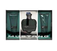 Set Ford: Mustang Green, Eau De Toilette, per uomo, 100 ml + Mustang Green, balsamo dopobarba idratante, 100 ml + Mustang Green, gel doccia