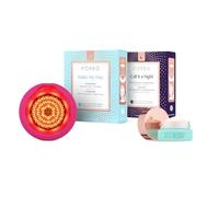 Set FOREO to Lovely UFO 3 LED - Dispositivo maschera facciale + 14 maschere UFO + Concentrato-C illuminante per contorno occhi antirughe IRIS (15 ml) - Luce rossa, NIR e LED a spettro completo