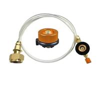Set fornello da esterno: adattatore for ricarica propano for a gas campeggio all'aperto, potente attrezzatura for bruciatore a esterno a prova di vento(1Pcs A Adaptor)