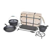 VidaXL Set Forno Olandese 9 Pezzi
