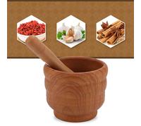 Set frantoio per spezie ed erbe in granito naturale solido e pestello per