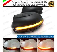 SET FRECCE SPECCHIETTI SPECCHI LED DINAMICHE PROGRESSIVE SCORREVOLE VW GOLF 6 VI