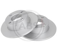 2x Disco freno pieno 15749 A.B.S. per AUDI 80 B3 Tre volumi 100 C3 Tre volumi