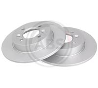2x Disco freno pieno 16214 A.B.S. per RENAULT LAGUNA I SAFRANE I